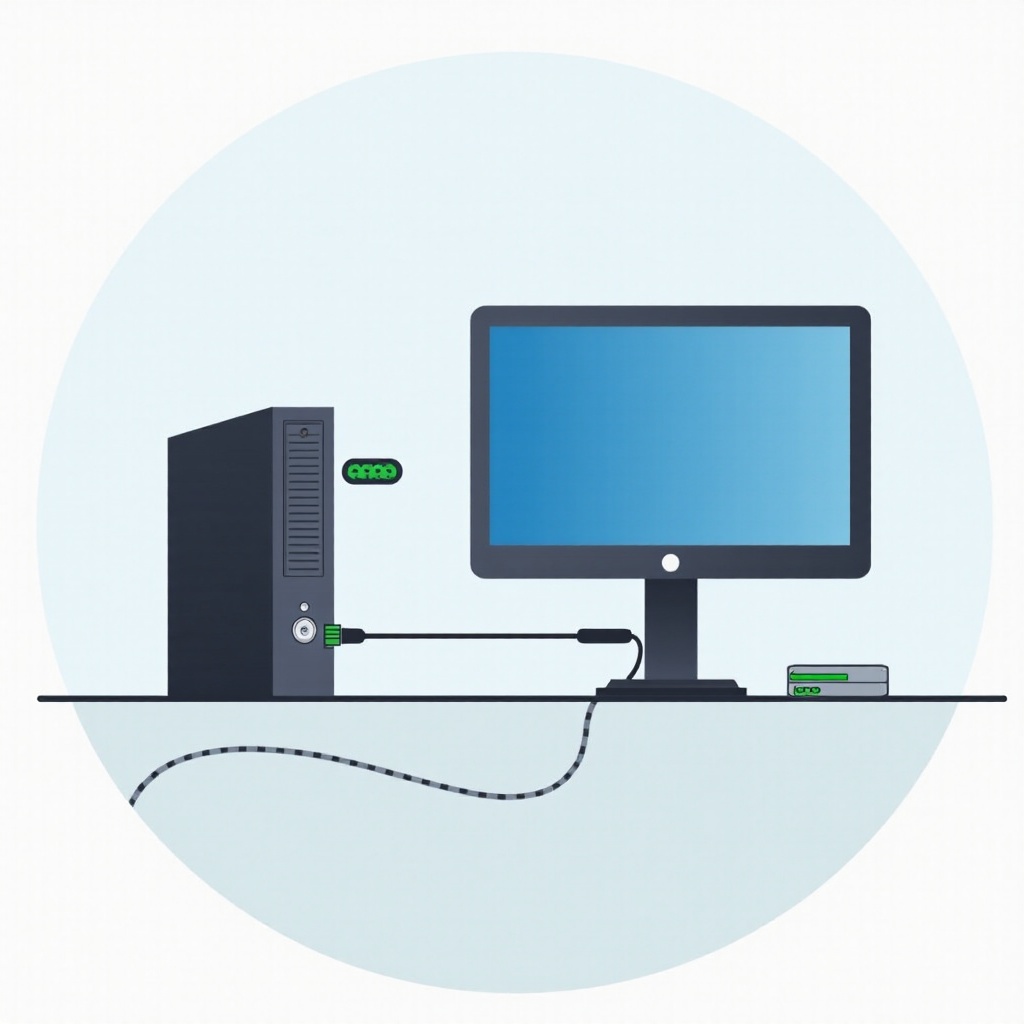 monitor an pc anschließen